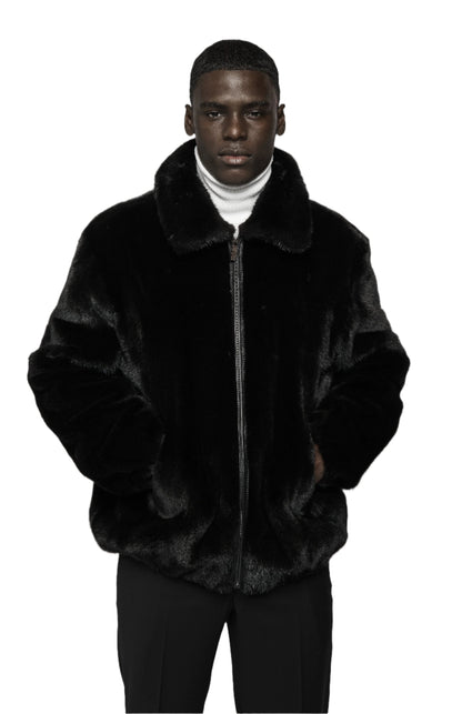 Black Diamond Mink Bomber