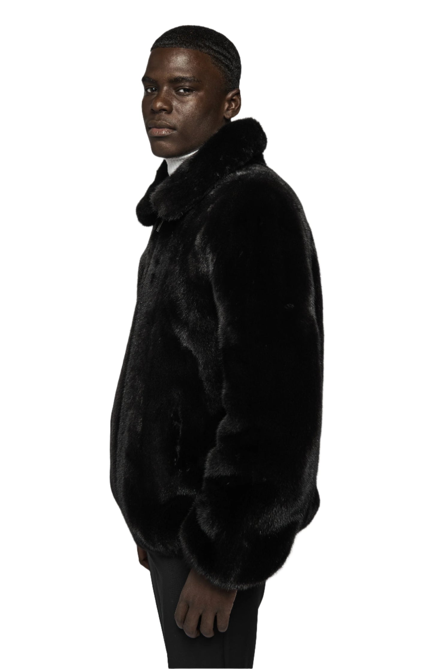 Black Diamond Mink Bomber